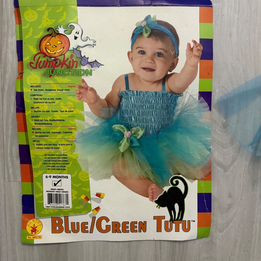 Pumpkin Junction Baby Tutu Costume Dress Headband Diaper Cover 6-9 Months